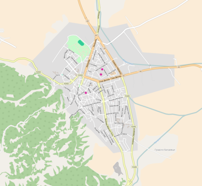 Location map Македонија Струмица