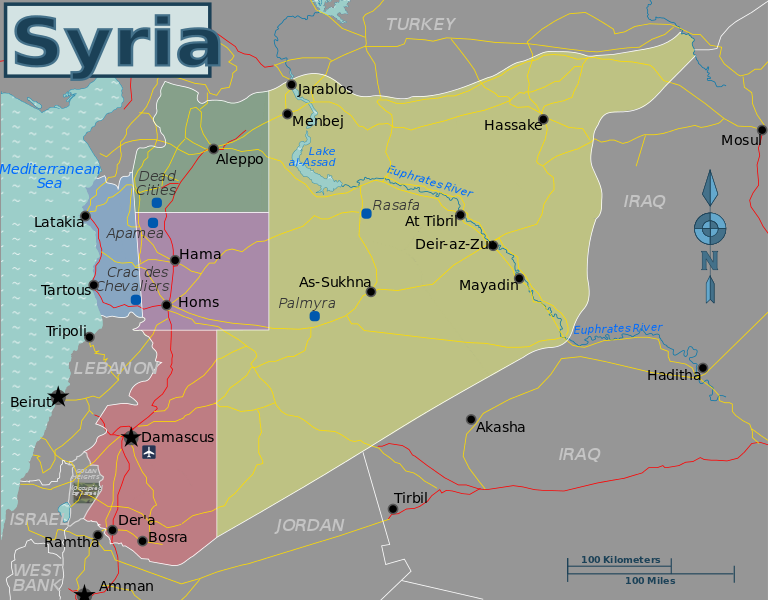 File:Map of Syria.svg
