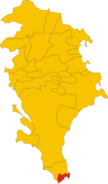 Localisation de Portopalo di Capo Passero