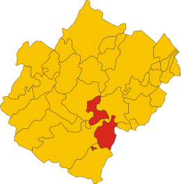 Sarsina - Localizazion