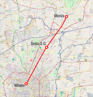 Milan–Monza railway