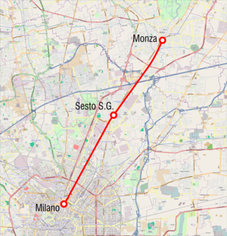<span class="mw-page-title-main">Milan–Monza railway</span>