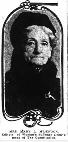 Mary Latimer McLendon in Atlanta Constitution, 15 June 1913.png