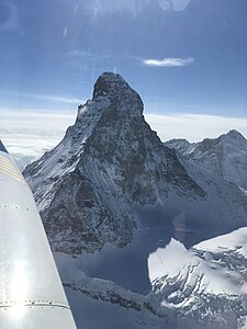 Matterhorn view while flying