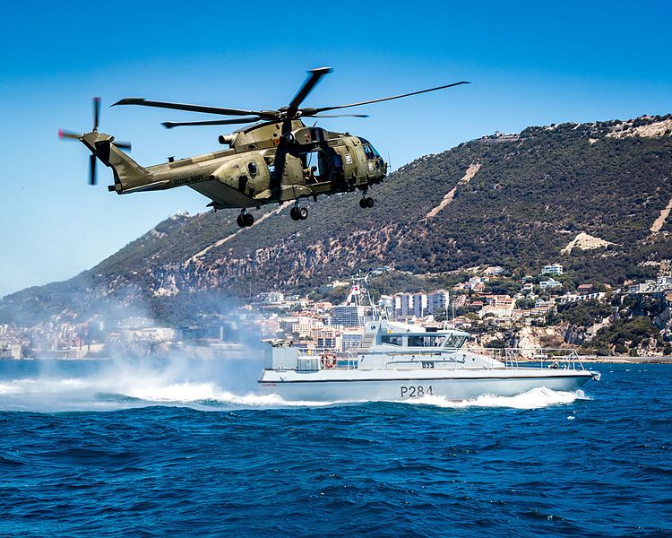 File:Merlin Mk3s prove their mettle in day-long Gibraltar transit MOD 45160586.jpg