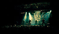 Meshuggah performing at the Palace Theatre in Melbourne, Australia, on 15 October 2008