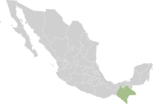 Map of Chiapas, Mexico Mexico states chiapas.png