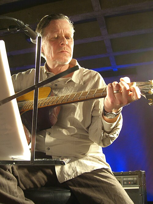 Michael Gira performing at The Doug Fir Lounge in Portland, Oregon on March 3, 2009