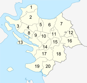 Parishes of the commune