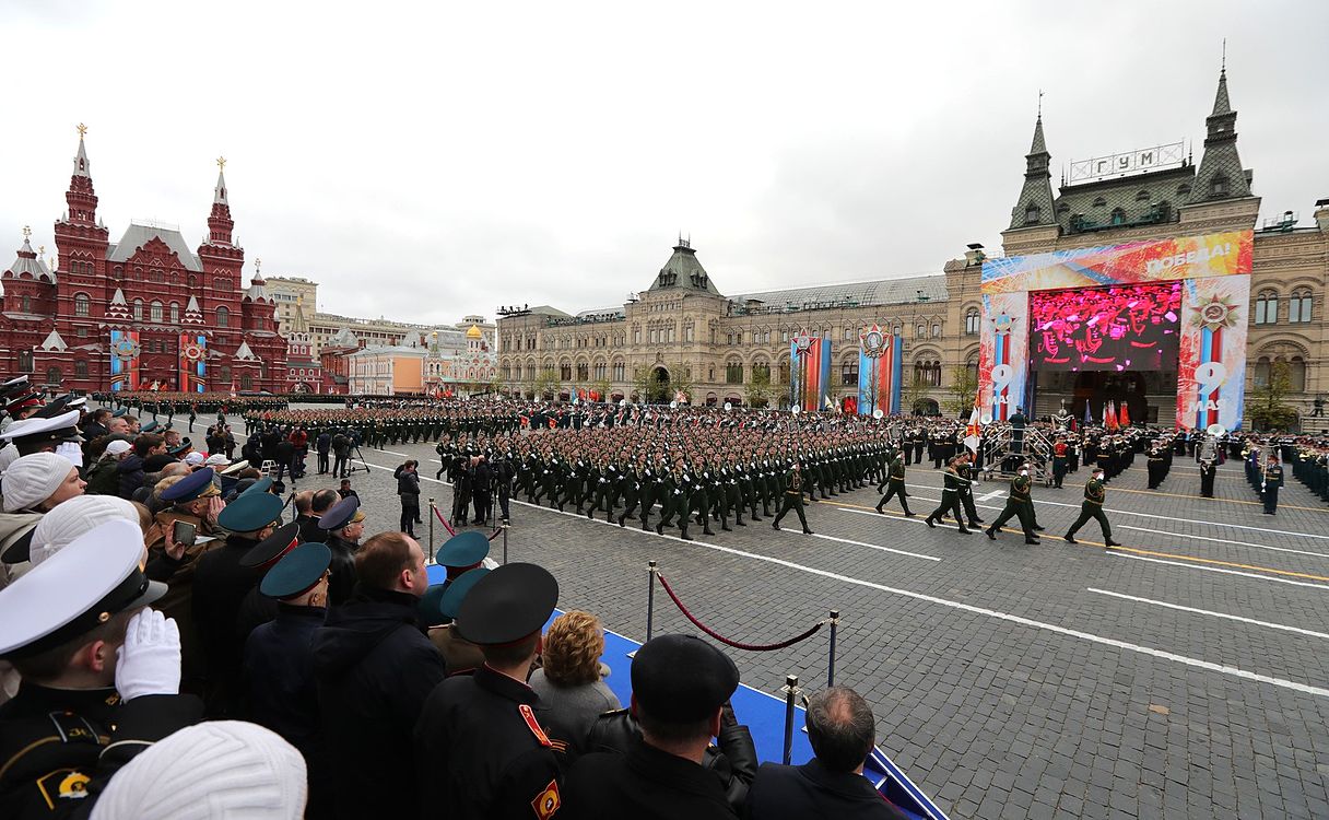 Фото с красной площади на 9 мая