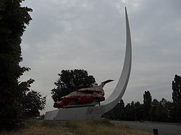 "Evolution"-monumentet af Franco Reggiani