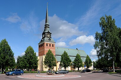 Vägbeskrivningar till Mora kyrka med kollektivtrafik