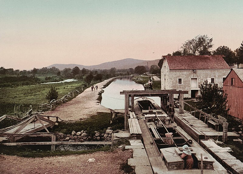 File:Morris Canal (Waterloo, NJ) photochrom postcard.jpg