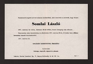 László Somlai: Hungara esperantisto