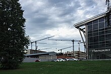 Moscow, 800-letiya Moskvy Street - 'Gorod' construction site (31579377866).jpg