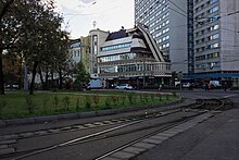 Moscow, Kaluzhskaya Square tram loop (31343198710).jpg