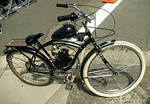 bicycle with a motor on it