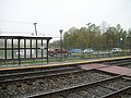 A shot of one of the platforms at Muirkirk MARC station, facing US 1