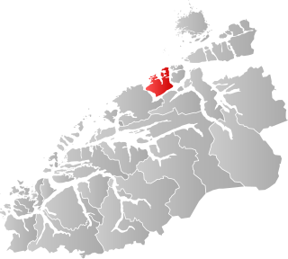 Lage der Kommune in der Provinz Møre og Romsdal