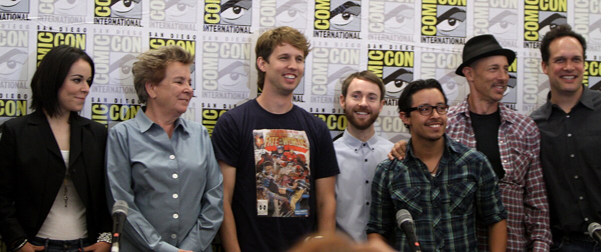 File Napoleon Dynamite Cast By Gage Skidmore Jpg Wikimedia Commons