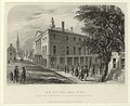 Le premier Federal Hall en 1789.