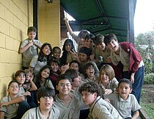 Costa Rican school children Ninos costarricenses.JPG