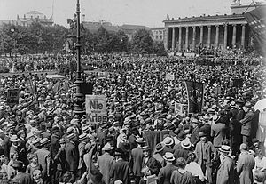 No More War demonstration in Germany.jpg