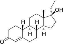 Norethandrolone structure.png