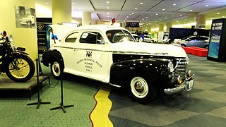 An old Ontario Provincial Police car