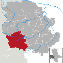 Oberharz am Brockens läge i Sachsen-Anhalt.