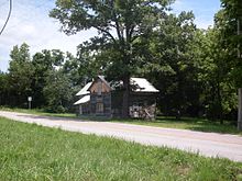 The old Richville store on Route W Old store building at Richville, Missouri.jpg