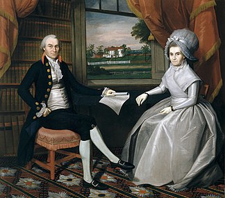 Portrait of Oliver and Abigail Ellsworth in the Wadsworth Atheneum, Hartford