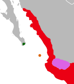 Oryzomys distribution W Mexico.png