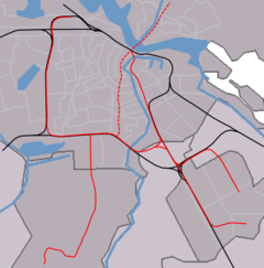 De Boelelaan/VU tram stop is located in metro van Amsterdam