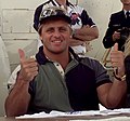 Owen Hart op 15 mei 1999 (Foto: Telfair H. Brown PA1) geboren op 7 mei 1965