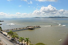 Pier in front of Guaíba