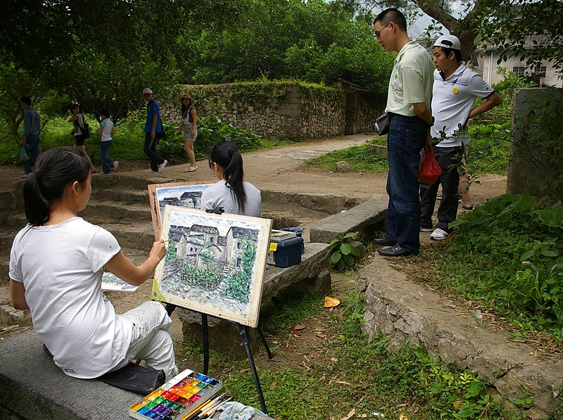 File:Painters Xingping town 20090502 6089.jpg