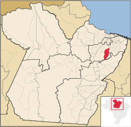 Kaart van Tomé-Açu