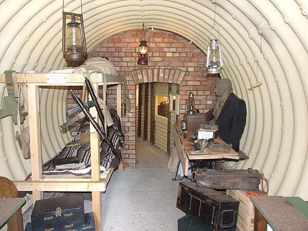 Operational Base reconstruction at Parham Airfield Museum, Suffolk