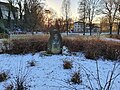 Schmuckplatz mit Gedenkstein an die Völkerschlacht bei Leipzig