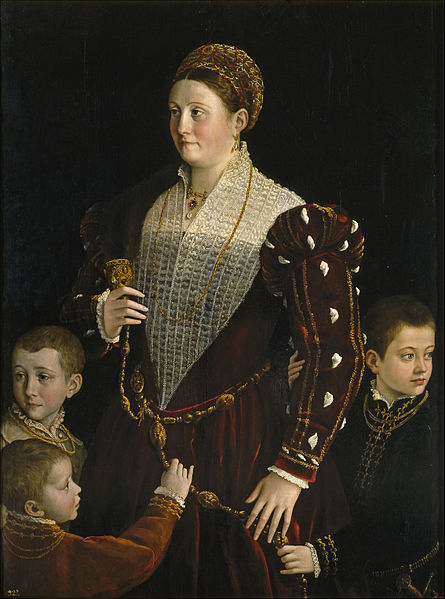 File:Parmigianino, ritratto di camilla gonzaga coi figli.jpg