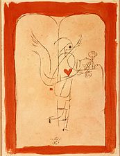 Paul Klee. A Spirit Serves a Small Breakfast, Angel Brings the Desired, 1920