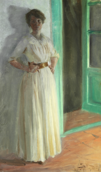 File:Peder Severin Krøyer - Portræt af Marie Krøyer - 1890.png
