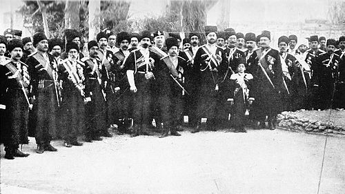Persian Cossack Brigade in Tabriz in 1909