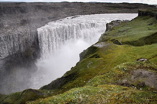 Blick auf den Wasserfall Dettifoss im Vatnajökull-Nationalpark  (UNESCO-Welterbe auf Island), Iceland