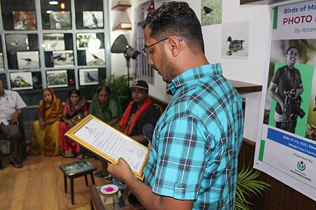 Biplab Anand at Photo Exhibition Event