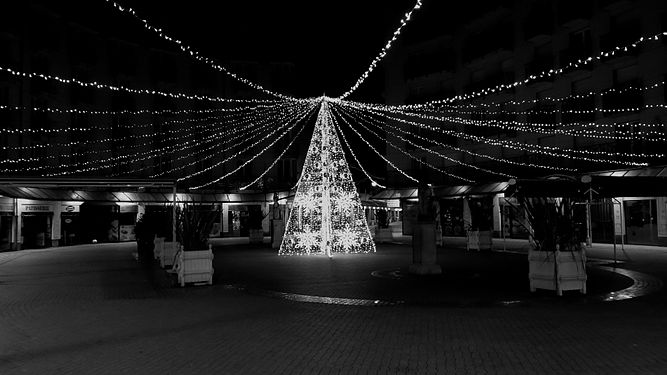 Illumination for Christmas, France