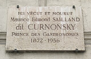 <span class="mw-page-title-main">Curnonsky</span> French food writer
