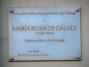 María Rosa De Gálvez: Biografía, Análisis de su obra, Ediciones