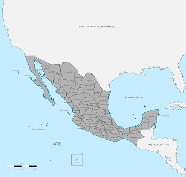 File:Political divisions of Mexico 1865 (location map scheme).svg